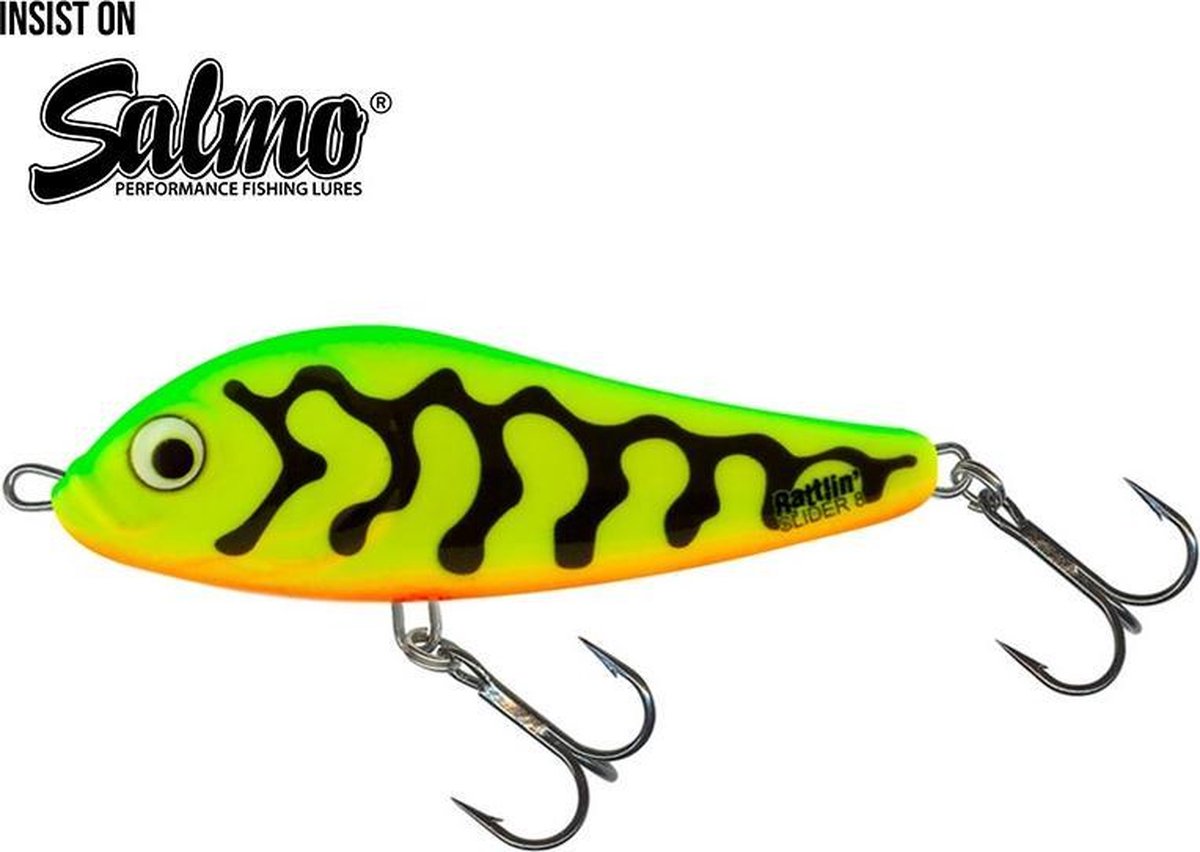 Salmo Rattlin Slider - 8 cm - green tiger