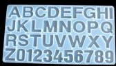 Siliconen Gietmallen voor UV Resin / Eepoxyhars - Letters en Nummers