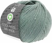 Cool Wool Melange GOTS 0109 Kleur: Grijs groen gevlekt