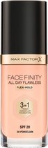 Max Factor Facefinity All Day Flawless 3 in 1 Flexi Hold Foundation - 30 Porcelain