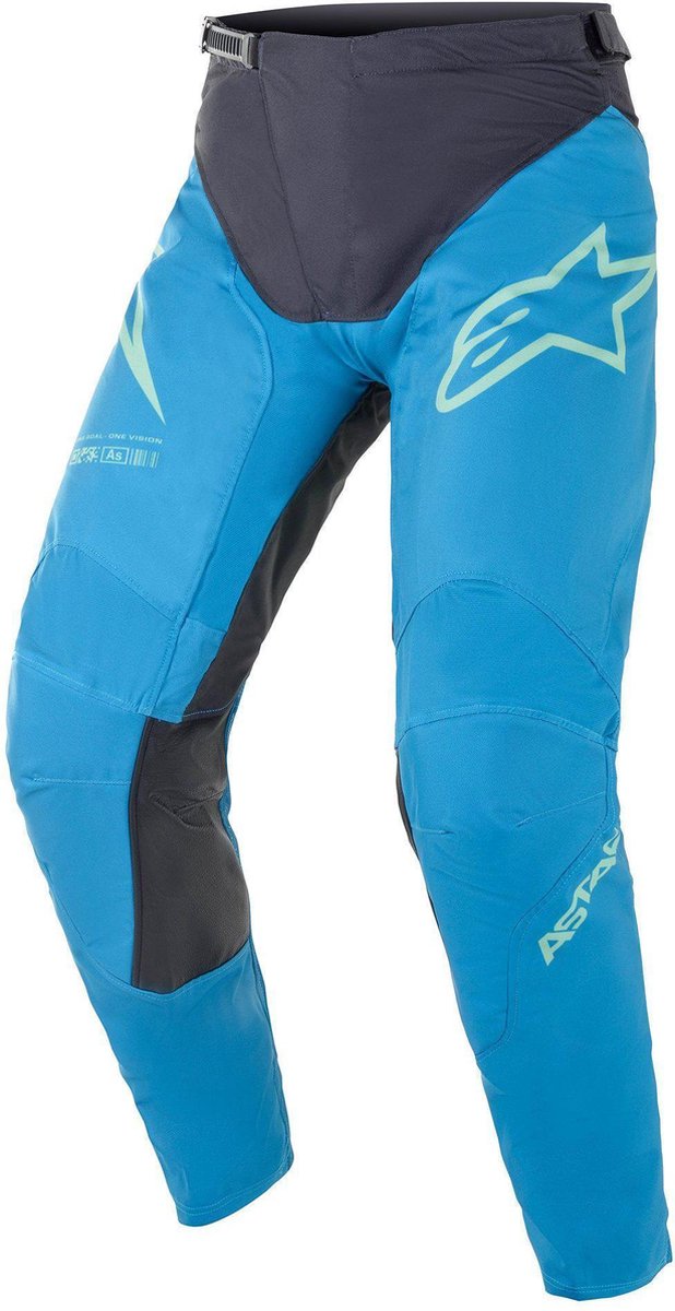 Alpinestars Racer Braap Ocean Blue Mint Motorcycle Pants 32