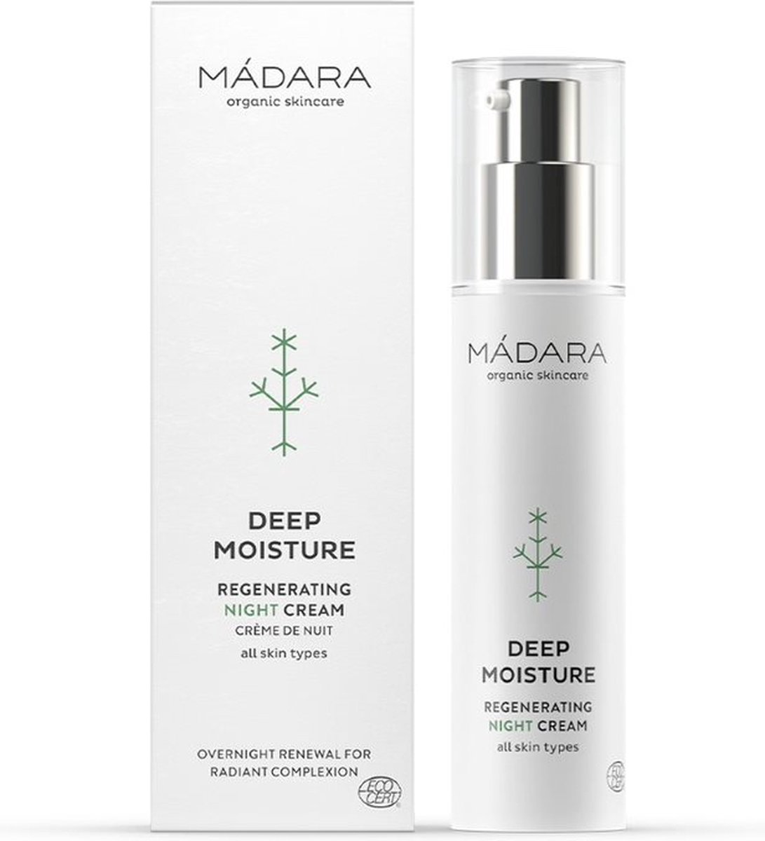 Goedkoopste MÁDARA Deep Moisture Night Cream 50 ml - hyaluronzuur