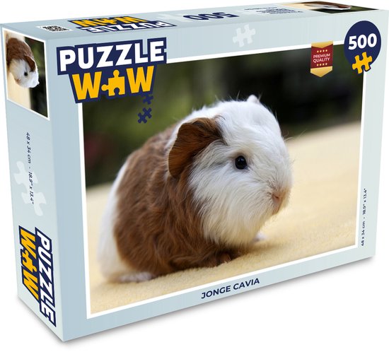 Puzzel 500 stukjes Cavia - Jonge cavia - PuzzleWow heeft +100000 puzzels |  bol.com