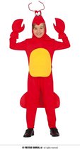 Fiestas Guirca - Kinderkostuum krab - 7-9 jaar (type verkleedkleding + maten)