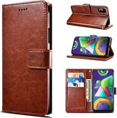 Samsung M21 Portemonnee Hoesje Bruin