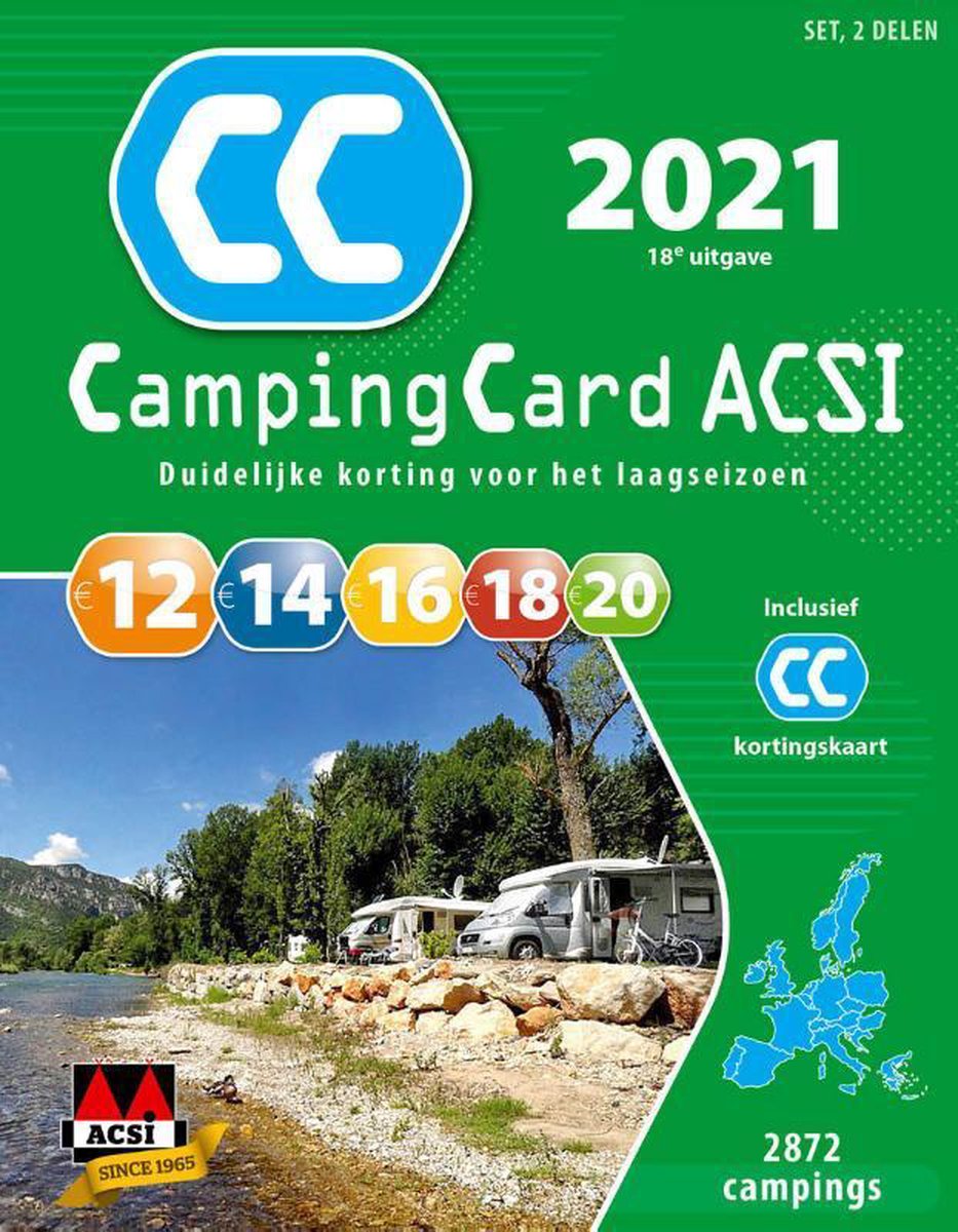 ACSI Campinggids  -   CampingCard ACSI 2021 - Acsi