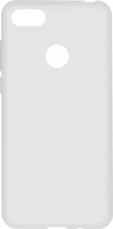 Hoesje Siliconen Geschikt voor Motorola Moto E6 Play - Softcase Backcover smartphone - Transparant