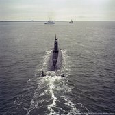Schilderij Walrus klasse onderzeeboot - Forex - Koninklijke marine - 60 x 60 cm