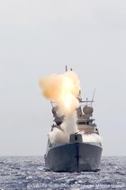 Schilderij LCF fregat - Forex - Sea Sparrow Missile - 70 x 100 cm