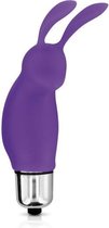 Glamy - Minivibrator met Konijn - Paars - 11cm