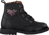 Develab 42230 Veterboots - Laarzen Met Veters - Meisjes - Zwart - Maat 24