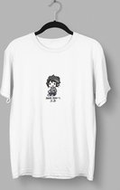 Death Note L Pixel Art | Kawaii Anime Manga Merchandise | Unisex Wit Maat XL