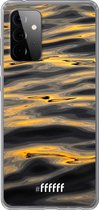 6F hoesje - geschikt voor Samsung Galaxy A72 -  Transparant TPU Case - Water Waves #ffffff