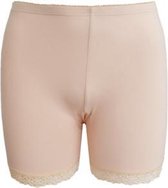 Fine Woman dames boxershort met kort pijpje  - L  - beige