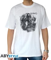 THE HOBBIT - Tshirt group man SS white - 150gr *