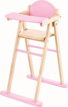 chaise de poupée bois rose Pintoy