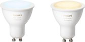 PHILIPS HUE - LED Spot GU10 - White Ambiance - Bluetooth - Duo Pack - BSE