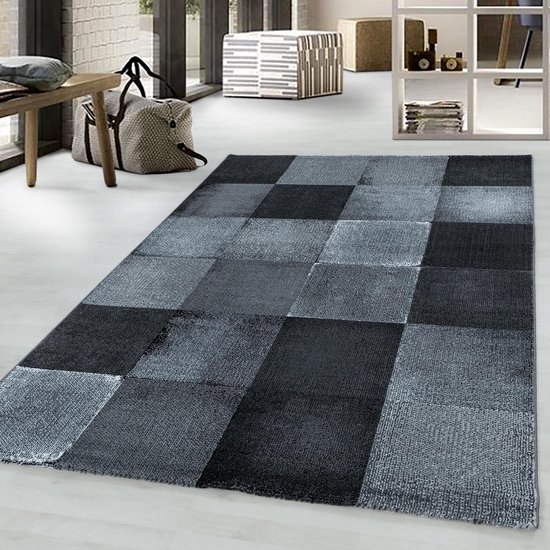 Tapis À Poils Ras, Motif Rayé, Tapis Crème, 80 X 250 Cm, Tapis De