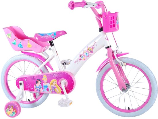 Disney Princess Kinderfiets - Meisjes - 16 inch - Roze | bol.com