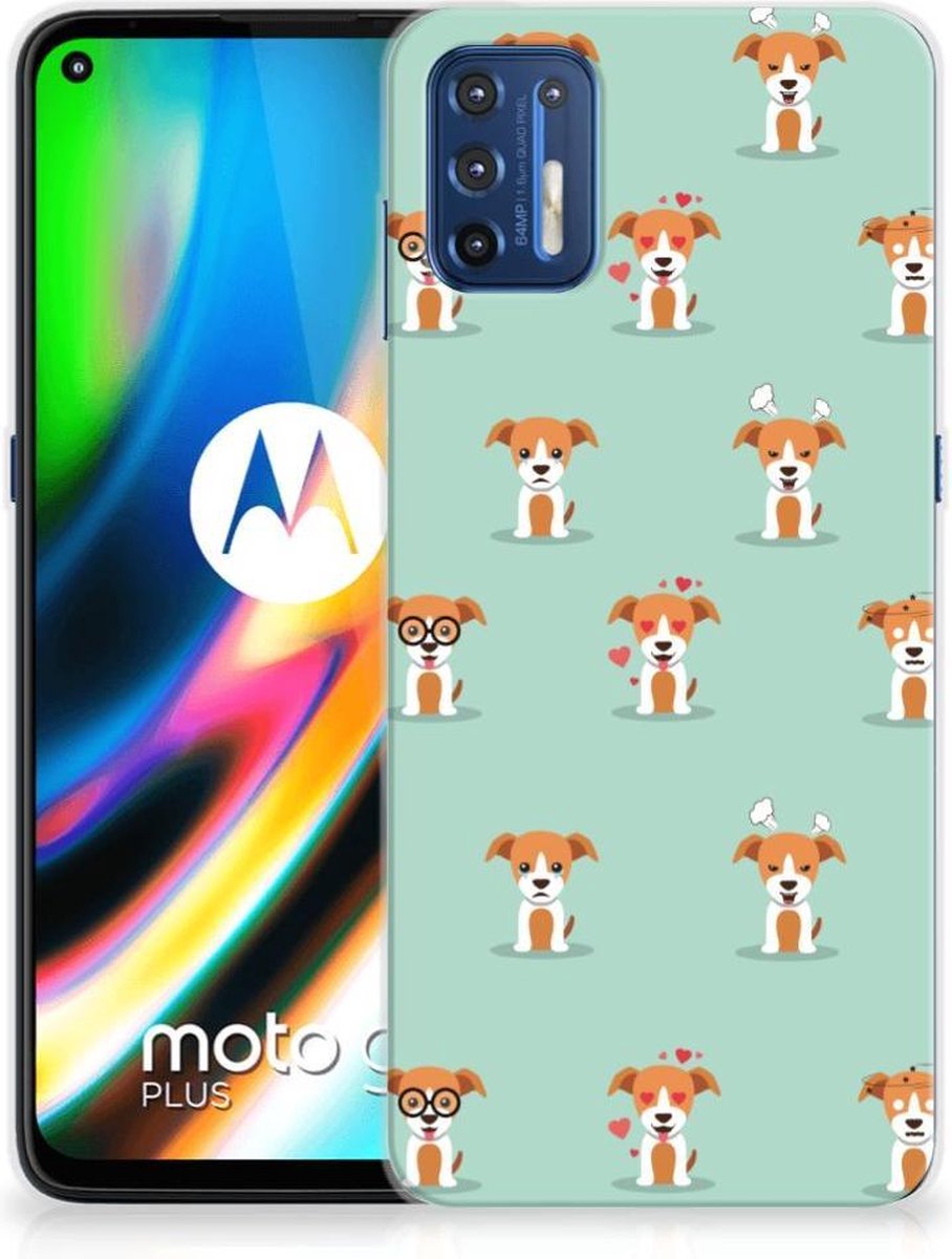 Motorola Moto G9 Plus TPU Hoesje Pups