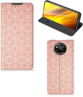 Smartphone Hoesje Xiaomi Poco X3 | Poco X3 Pro Mobiel Hoesje Pattern Orange