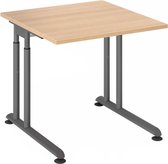 Bureau - In Hoogte Verstelbaar - Meerkleurig - Zeno 8 G - 80x80