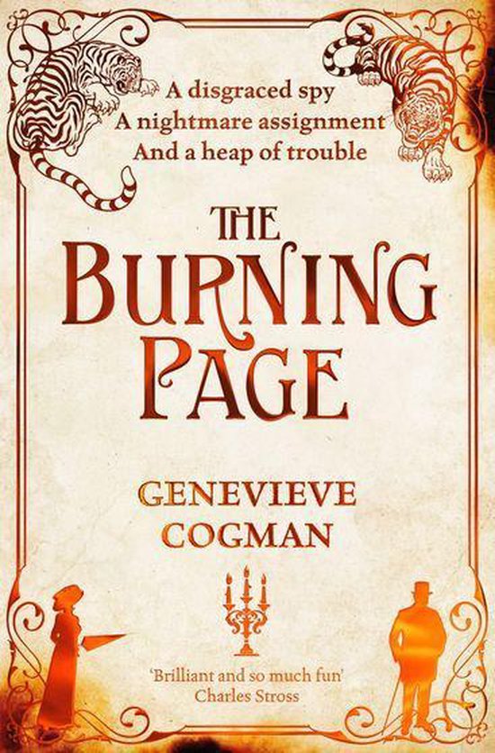The Invisible Library series 3 - The Burning Page - cover