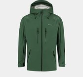 Cortazu Mountain Hard Shell Jas  Donker Groen | Heren warme outdoor jas waterdicht & winddicht met capuchon