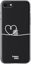 HappyCase Apple iPhone SE 2020 Hoesje Flexibel TPU Hartje Print