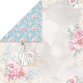 CP-PW01 PASTEL WEDDING Scrapbooking single paper 12x12