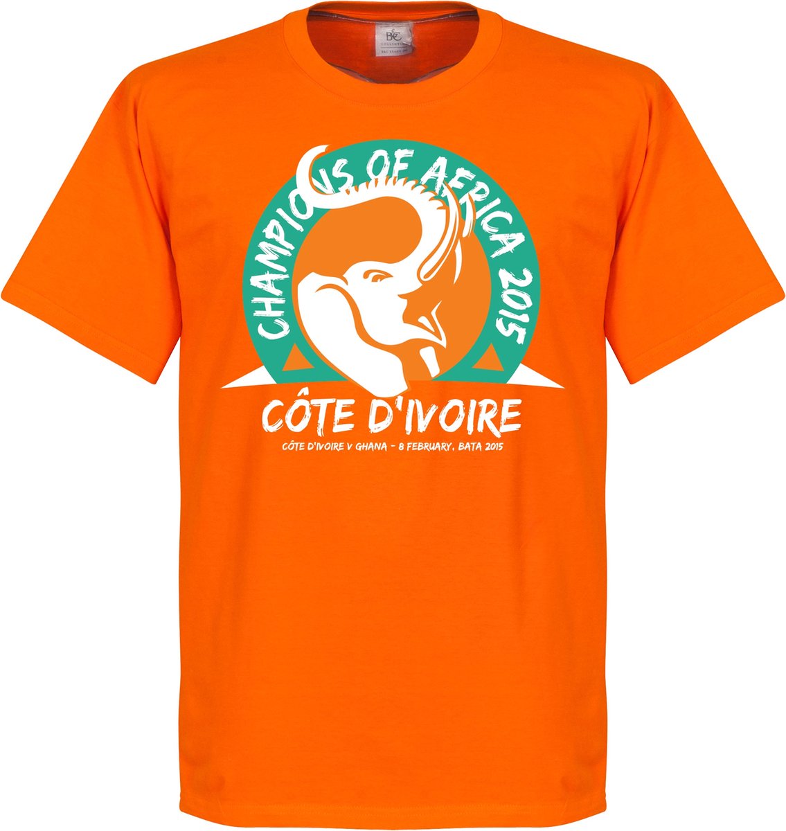 Ivoorkust Afrika Cup Winners T-Shirt 2015 - XXL