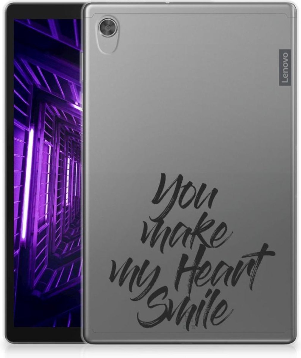 Lenovo Tab M10 HD (2de generatie) Back cover met naam Heart Smile