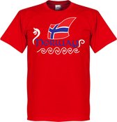 Noorwegen Flag T-Shirt - XS