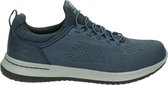 Skechers Delson Brewton Heren Sneakers - Blauw - Maat 44