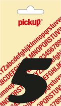 Pickup plakcijfer CooperBlack 60 mm - zwart 5