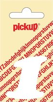 Pickup plakcijfer CooperBlack 40 mm - wit 1