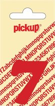 Pickup plakcijfer CooperBlack 40 mm - rood 7