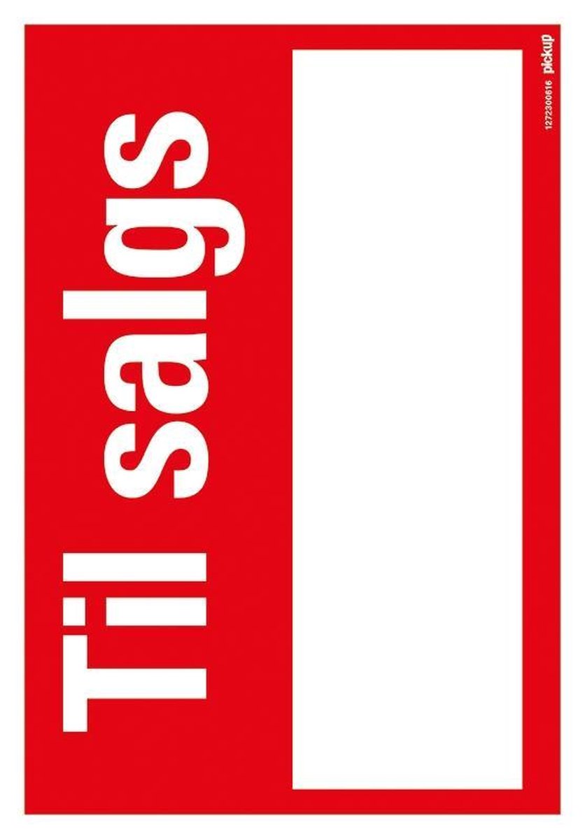 Pickup bord 23x33 cm - TIL SALGS
