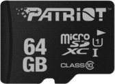 Patriot Memory PSF64GMDC10 flashgeheugen 64 GB MicroSDXC UHS-I Klasse 10