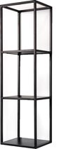 Sense' Living Wandrek 32 X 25 X 100 Cm Staal Zwart