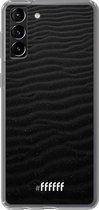 6F hoesje - geschikt voor Samsung Galaxy S21 Plus -  Transparant TPU Case - Black Beach #ffffff