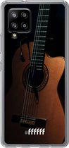 6F hoesje - geschikt voor Samsung Galaxy A42 -  Transparant TPU Case - Guitar #ffffff