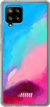 6F hoesje - geschikt voor Samsung Galaxy A42 -  Transparant TPU Case - Abstract Hues #ffffff