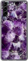 6F hoesje - geschikt voor Samsung Galaxy S21 Plus -  Transparant TPU Case - Purple Geode #ffffff