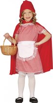 Fiestas Guirca Verkleedcape Roodkapje Polyester Mt 7-9 Jaar