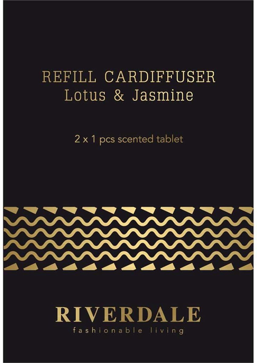 Riverdale - Navulling Autoparfum -lotus & jasmine