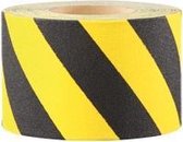 Anti slip tape - gestructureerde oppervlakken 100 mm Geel, zwart