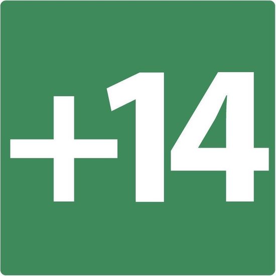 Niveau +14 sticker retrorefl 150 x 150 mm | bol.com