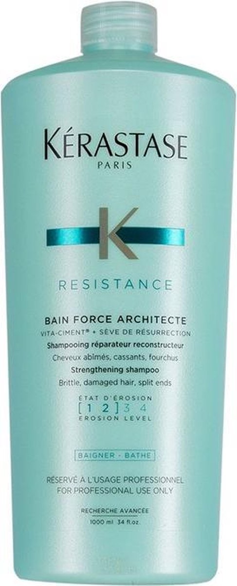 Kérastase Resistance Bain Force Architecte Shampoo - 1000 ml | bol.com