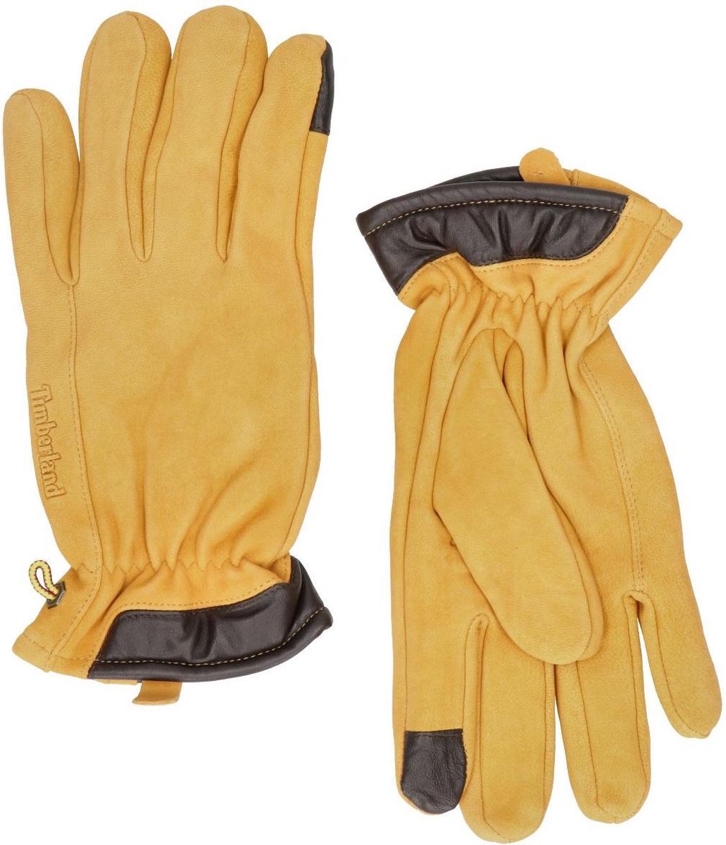 Timberland leren heren handschoenen - Geel - Maat XL | bol.com